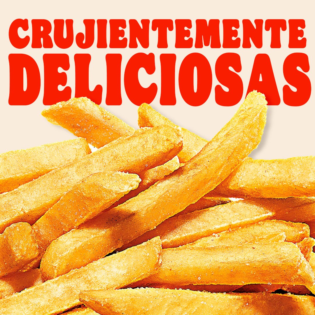 Crujientes, doradas, calientes, nada mejor que nuestras papas fritas. 🤤🍟

Cuéntanos ¿cómo te las comes? 😜

Pídelas solas, acompañadas, con tu Whopper 🍔o con helado🍦, recuerda que acá siempre te complacemos porque somos #ATuManera.

#PapasFritas #whopper #crispy #burgerking