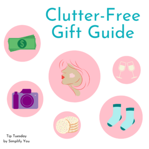 HLDecluttered's tweet photo. Clutter-free holiday gift ideas from my friend and colleague C. Lee @simplifyyou. My favorite is giving to a charity in their name. I would add anything that's an experience that builds memories with loved ones. https://t.co/hHvQhGVFem #GivingTuesday #giftideas #homedecluttered https://t.co/u6x7OXTOcP