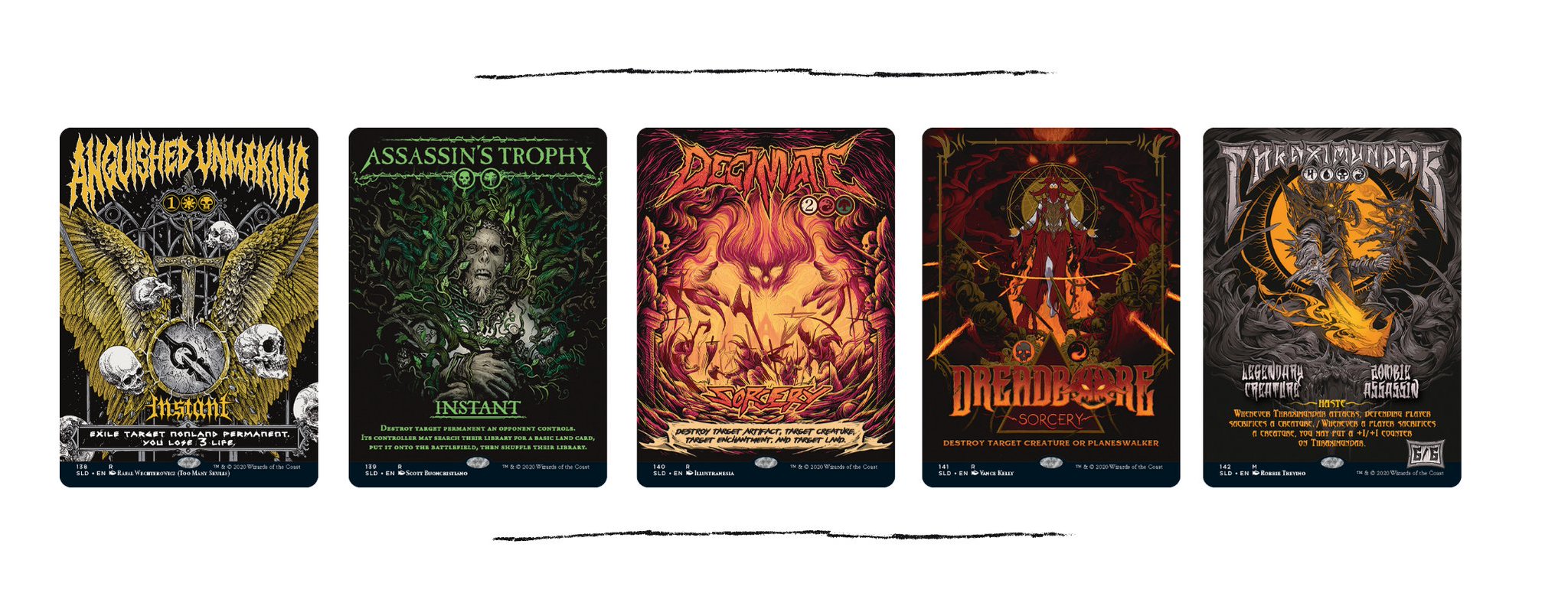 Lacuna Coil Su Twitter Boom After Years Of Playing And Collecting We Couldn T Be More Honored To Have The Privilege Of Revealing 5 New Magic The Gathering Secret Lair Metal Cards Party