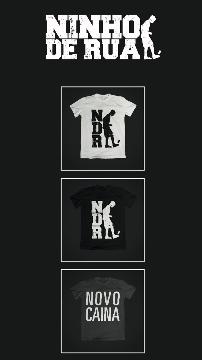 🛒 Acquista ora il merchandising ufficiale #ninhoderua su #depop 
👕 : depop.com/rebverzili