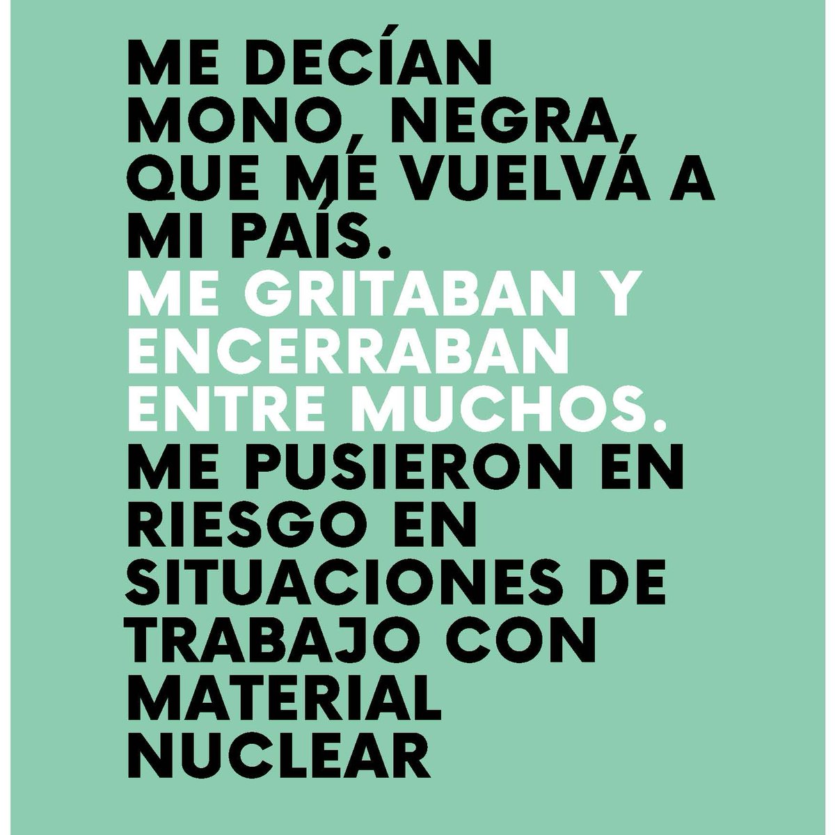 SalgaAle's tweet photo. Karim sufre acoso, violencia laboral, machista y racista. Necesita que se dicte la sentencia, que le devuelvan sus funciones en la Comisión Nacional de Energía Atómica. Difundir
#noalacosolaboralysexual
#bastadeimpunidadenlaCNEA
#bastadediscriminacionyracismo
#reparacionparakarim https://t.co/5EjtiG4yzy