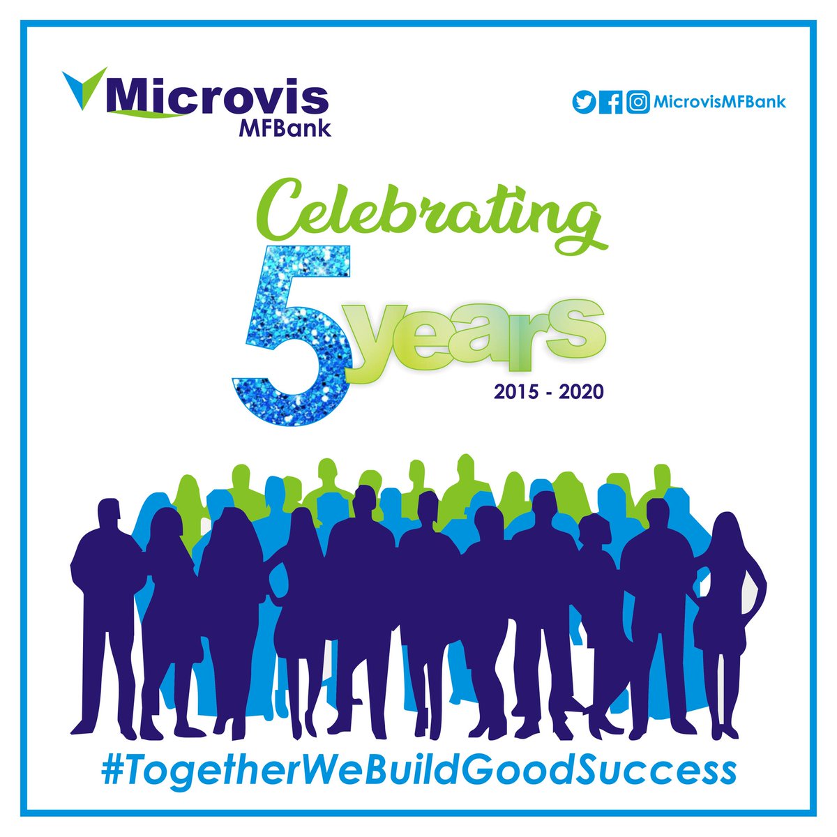 MicrovisMFBank's tweet photo. Celebrating 5 years of #RedefiningExcellence & #CreatingValue.
#ServiceExcellence
#Gratitude
#WeAreMicrovis
#TogetherWeBuildGoodSuccess https://t.co/X6LFs5xHrY