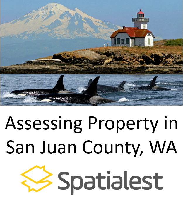 spatialest's tweet image. In the Pacific Northwest among some of the most beautiful scenery in the nation is San Juan Co, WA. It contains a diverse mix of property &amp;amp; provides unique challenges for the Assessor&apos;s Office. 
AppraisalEst is helping the Office assess #property accurately and safely. #iaao