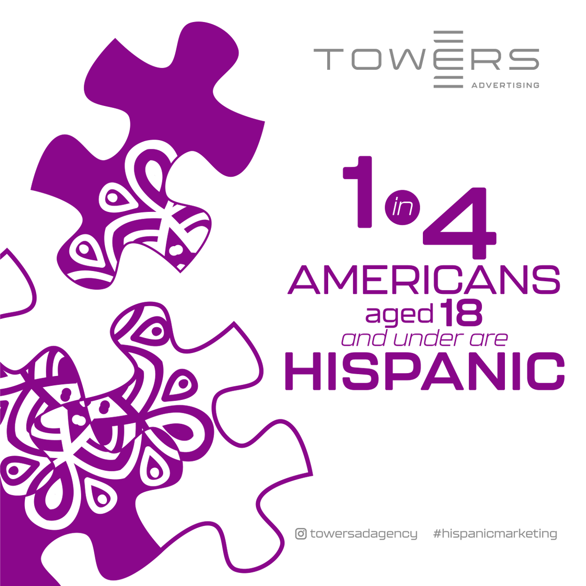TowersAdAgency's tweet photo. Happy #Humpday 🐪 ! 

☝️DID YOU KNOW☝️that young Latinos have a strong influence on their parents🧔👩.

These shoppers🛍️ are more likely to connect with a brand before purchasing and will do research online📱 by reading and watching reviews, unboxings and more. https://t.co/Tf2fhZOp7w