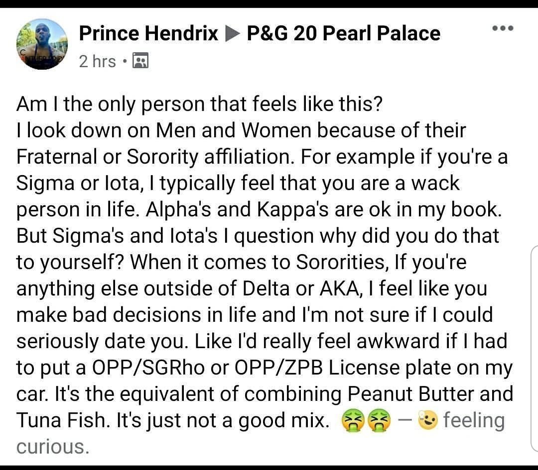 TimConcussion's tweet photo. I said it once and I'll say it again for the million time. Sigmas, Iotas, Zetas, and Sghros get so much hate for no damn reason🤦🏿‍♂️ https://t.co/ziVU0q0tOh