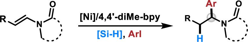 JOC_OL's tweet photo. A regioselective NiH-catalyzed hydroarylation of internal enamide has been developed by Yifeng Chen group at ECUST, @yifengchen86. Check it out in #OL: https://t.co/QucCEq2qEg https://t.co/1ame72q42V