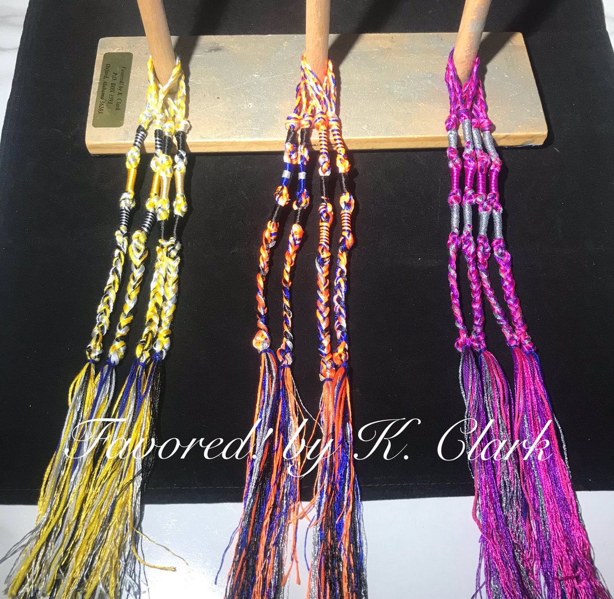 FavoredbyKClark's tweet photo. Shalom y’all ✨
I’ve been busy, moving to our new homestead, homeschooling,&amp; tryna keep my sanity lol..
..but I’M BACK‼️&amp; as usual, I have dope ORIGINAL pieces/sets for y’all!! 
 
Dm me 4 yours ✨
#hebrew #custommade #handmade #lawkeeper #cordofblue #tzitzits #etsyshop #brewtique https://t.co/0U06E2Sf4i