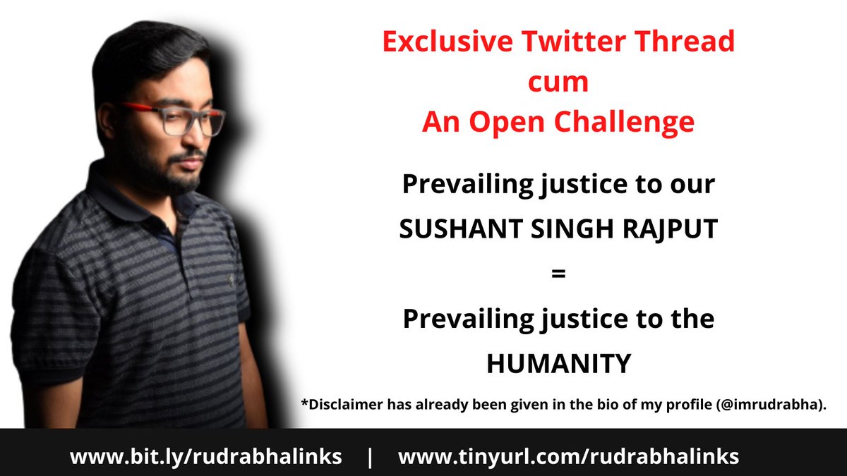 10/n  (Tenth Part)Continuation...we have to first do the proper H.W. and help the GOV. lawfully, without any iota of blunder in any way.I suspect if Sushant tried to turn into aWHISTLEBLOWER to save the countryand so...this happened.[Continued]  #SSRDishaAwaitsJustice