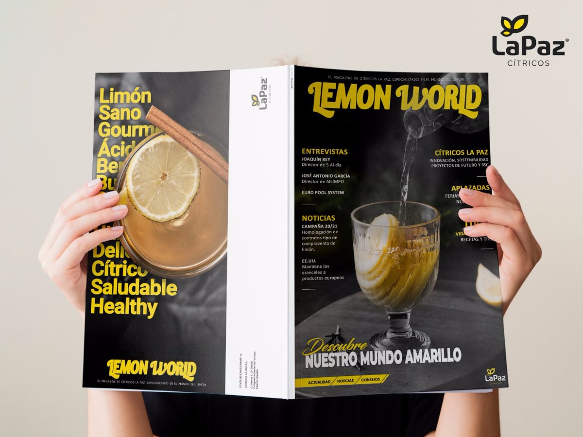 lapazfresh's tweet photo. ⏩ ¿No te has enterado? En @CitricosLaPaz estamos de ¡ESTRENO! 👏👏 Presentamos Lemon World Magazine, nuestra nueva revista 😉 ¿Quieres saber más? 👇 https://t.co/mrKmQzH9R1
#CitricosLaPaz #LemonWorldMagazine #LemonWorld #noticias #limon #revista #magazine https://t.co/TeiBjeJb2p
