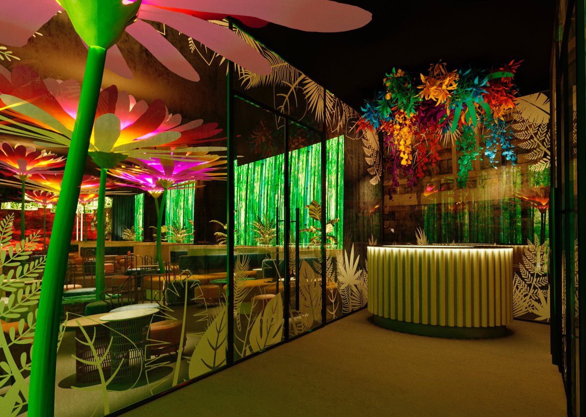 Tonos vivos y contrastes en la paleta dieron a este local un aire intenso y sorprendente. La recreación de un espacio que nos evade de la realidad.

Club Magic Park, Lloret de Mar. 2019. 
Diseño e interiorismo

#Futur2 #Futur2Estudio #Club #Nightclub