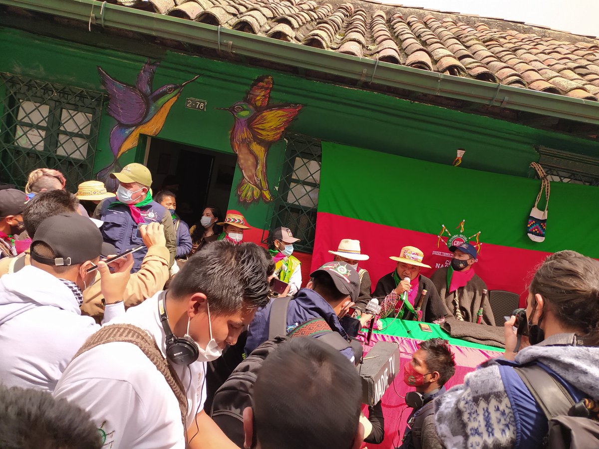 El #CRICNacional es un proceso confederado para pueblos indígenas, para seguir sembrando y cosechando semillas de dignidad. Así fortalecer el caminar desde lo local, regional y Nacional.
<a href="/GuardiaIndigena/">Guardia Indígena</a> <a href="/JUANCAELBROKY/">Juan Camilo</a>