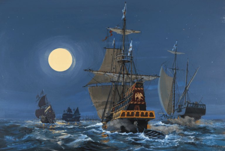 Sin embargo, los objetivos cambiaron por mediación de los consejeros navales, y se reorganizó la Armada en Ferrol para dirigirse a la invasión de Inglaterra, no hacia Irlanda. En julio de 1597 partió una flota inglesa al mando del conde de Essex para destruir la armada en Ferrol.