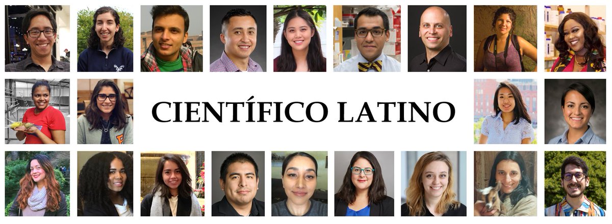 New website banner!! Featuring the amazing team that makes <a href="/cientificolatin/">Cientifico Latino, Inc.</a> possible!! 🥰🙏✨