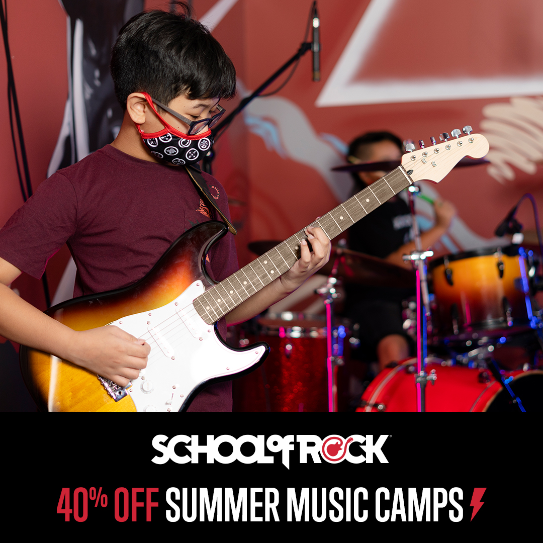SchoolOfRockATL's tweet photo. It's that time of the year again for our biggest sale on Summer Camps! Use discount code BLACKFRIDAY2020 at checkout from today through Cyber Monday for 40% off all of our awesome summer camps! Visit https://t.co/c6EYLxH47V to view our 2021 summer camp offerings. https://t.co/N0cGWIT6iP