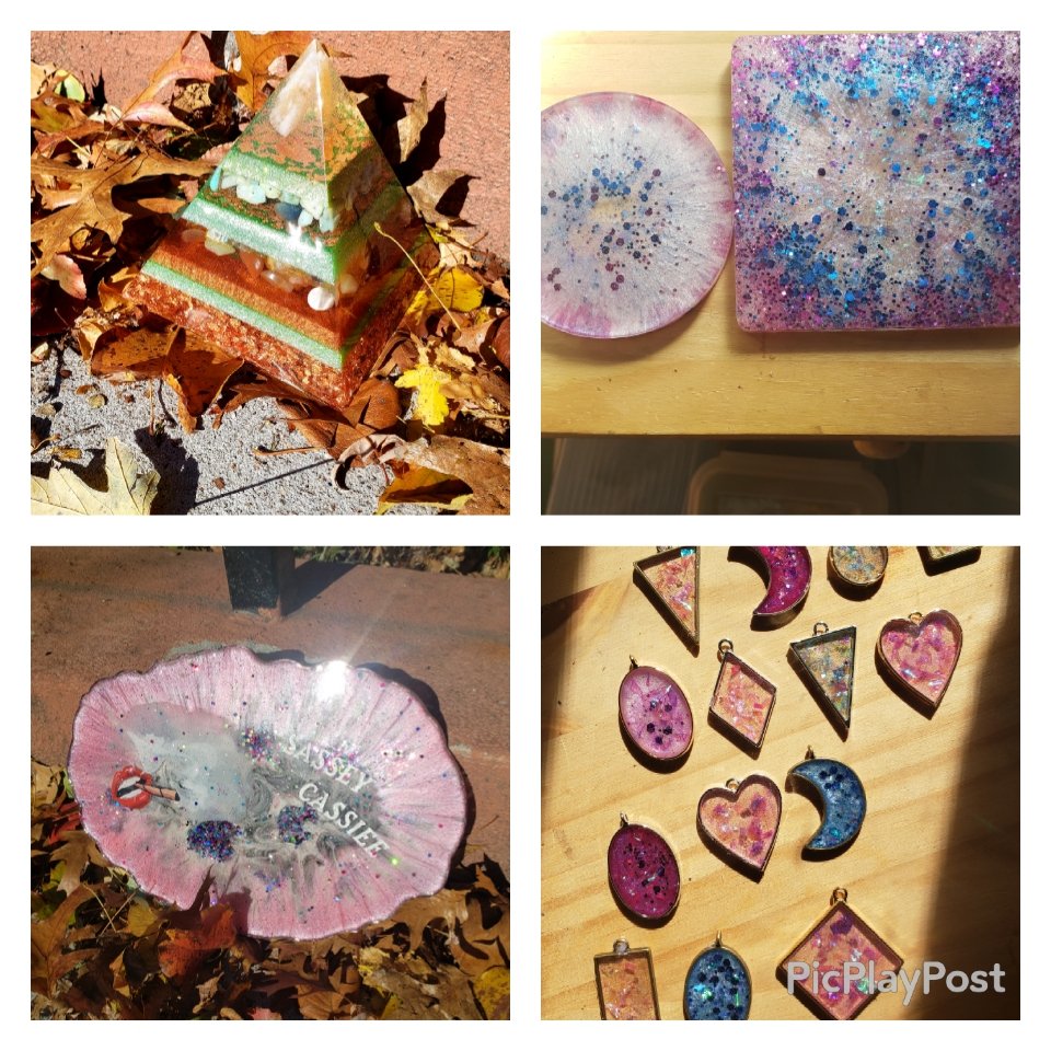 DefinedResin's tweet photo. With the holidays coming up, buying your significant other, family members or friends custom gifts are the way to go. Custom large pyramids, coasters, keychains, jewelry and rolling trays, sphere paperweights and more! 💥✍🎨 https://t.co/sCMas5VmLj