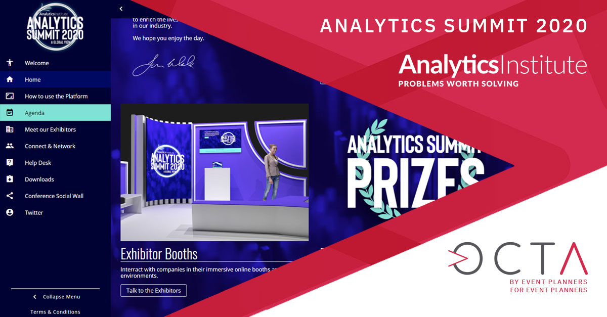 octaevents's tweet photo. Yesterday over 1500 delegates tuned in to the #AnalyticsSummit2020 to hear from 35 thought leaders from across the world. The event included a combination of live streams, breakout sessions, and virtual exhibitions all hosted on the Octa Platform. 
#virtualconference https://t.co/vXwRQzNcf7