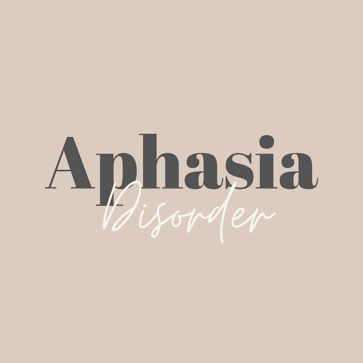 Aphasia is a Disorder that Impairs a person’s comprehension, expression, reading and writing of language skills. It may result from brain injury, tumors, neurological disease or blood clot. 

#aphaisa