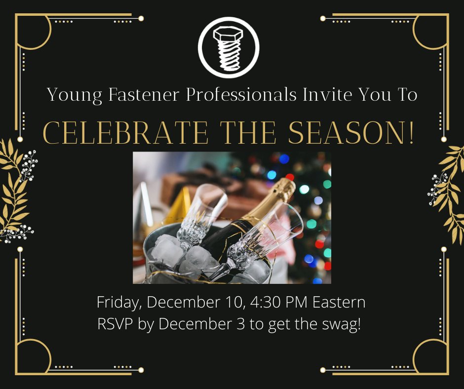 YoungFastPros's tweet photo. We are making a list, checking it twice, and sending out treats to the first 50, naughty or nice! 😉
Be sure to get registered ASAP!
https://t.co/noY75Ecscx
#YFP2020 #Fasteners #youngleaders https://t.co/e6K4ZRnJKK
