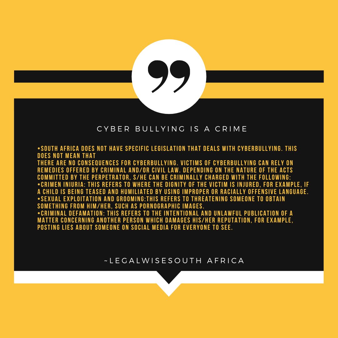 carepackage_sa's tweet photo. Below are detailed images educating us about cyber bullying and the effects of it. https://t.co/TzZCt2jYZp
