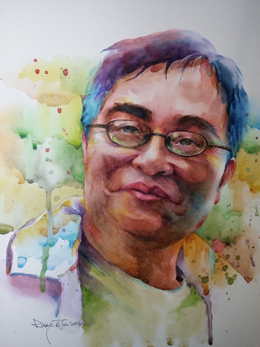 watercolor on paper .