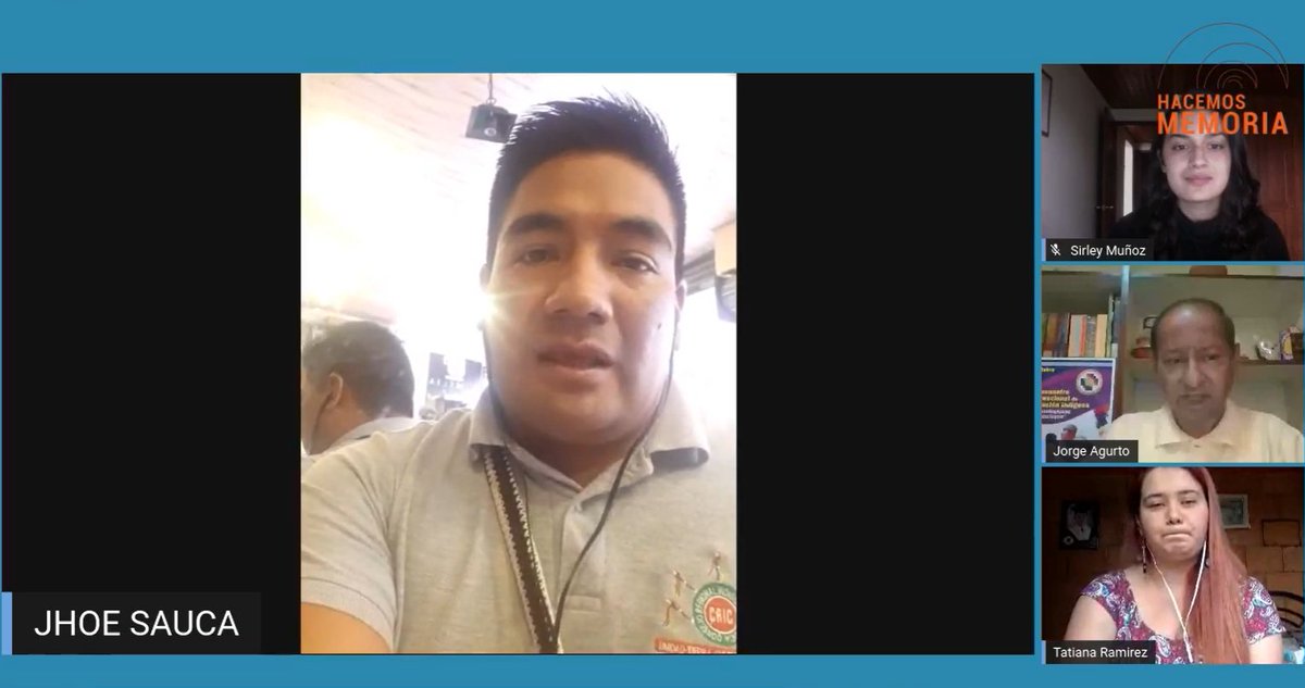 "Nos preocupa mucho que llevamos más de 98 indígenas nuestros asesinados", explica Jhoe Sauca del <a href="/CRIC_Cauca/">Consejo Regional Indígena del Cauca (CRIC)</a>. Sigue la conversación: fb.watch/1_euEuBugM/