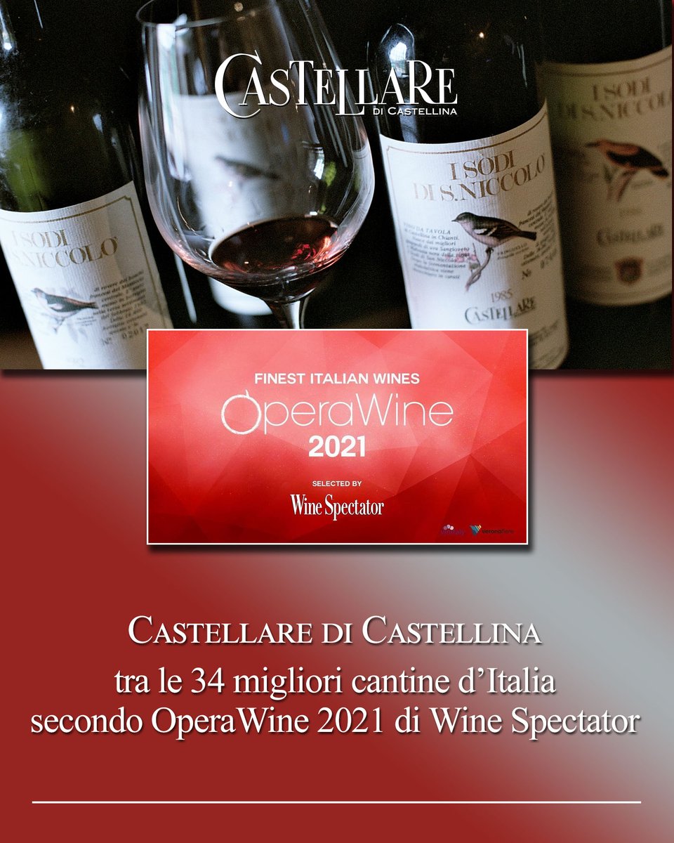 “Producono vini di livello mondiale; testimoniano la diversità, il patrimonio e l’autenticità che sono i tratti distintivi del vino italiano”. Tra le 34 migliori cantine d'Italia selezionate da OperaWine @WineSpectator c'è Castellare di Castellina! lnkd.in/e48A_me