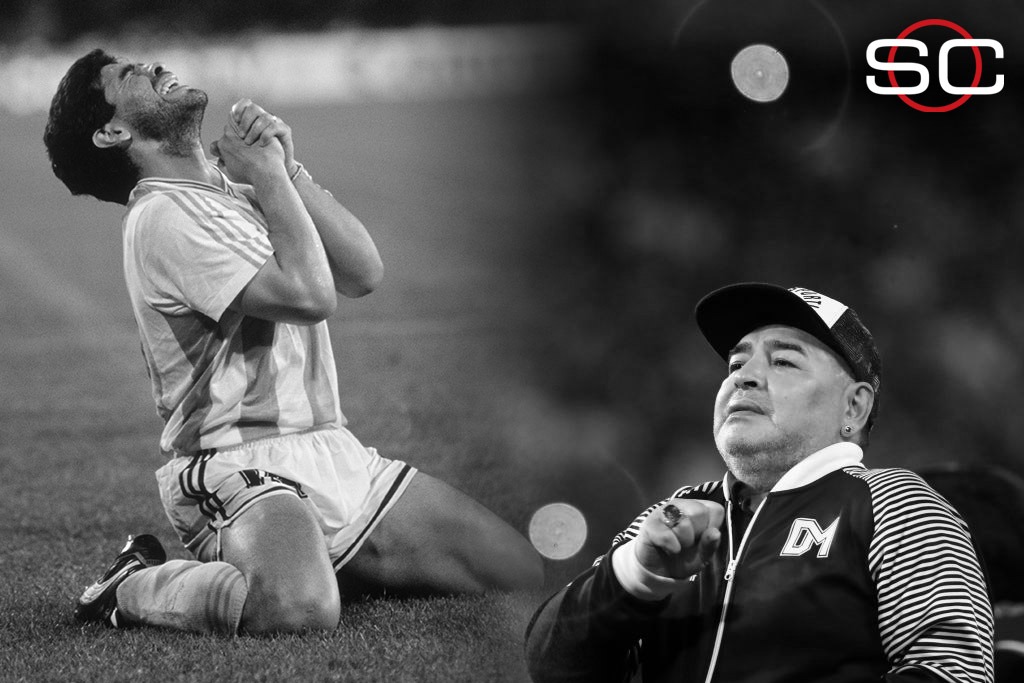 SC_ESPN's tweet image. DOLOR MUNDIAL: a los 60 años, murió Diego Armando Maradona.