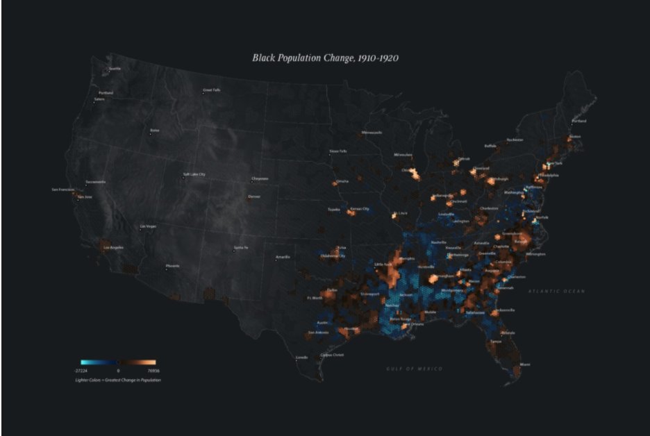 21/ ...pushing their way into cities throughout the South, but also in the Northeast and Midwest, and eventually, in California as well.