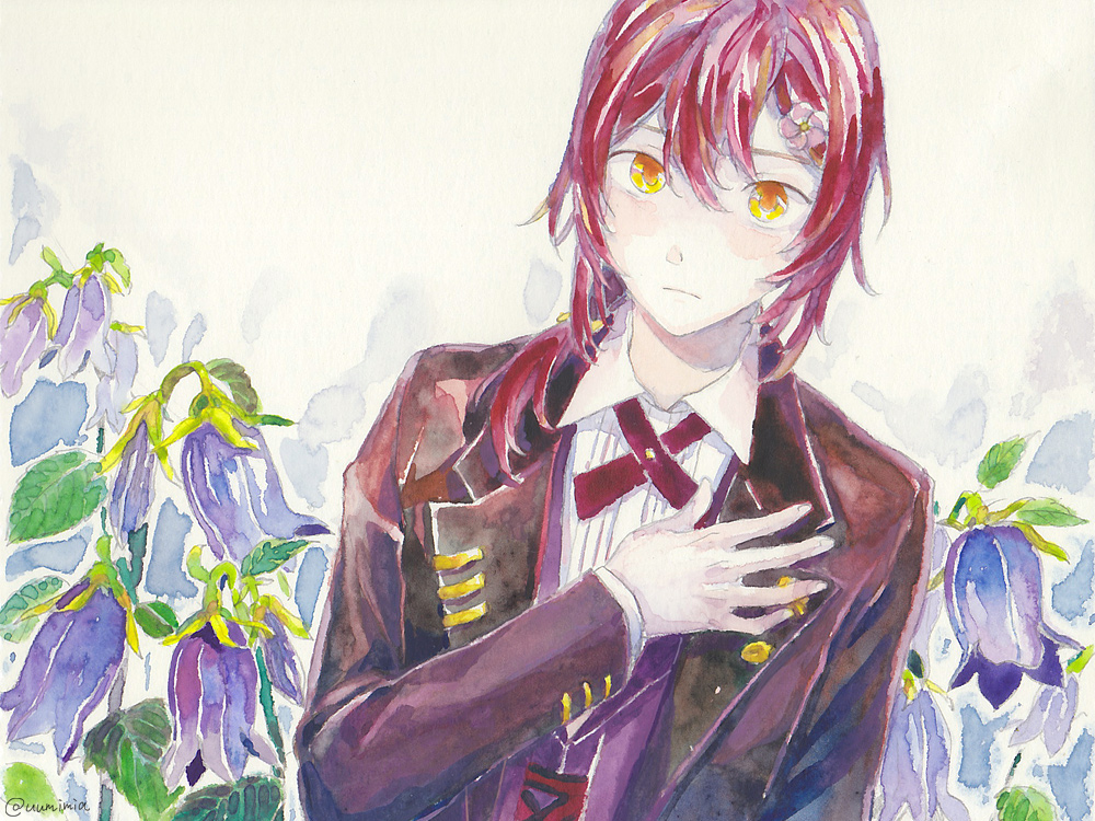 うみみや 日めくり誕生花 みやびじゅつ 11月26日 ホタルブクロ 花言葉 忠実 正義