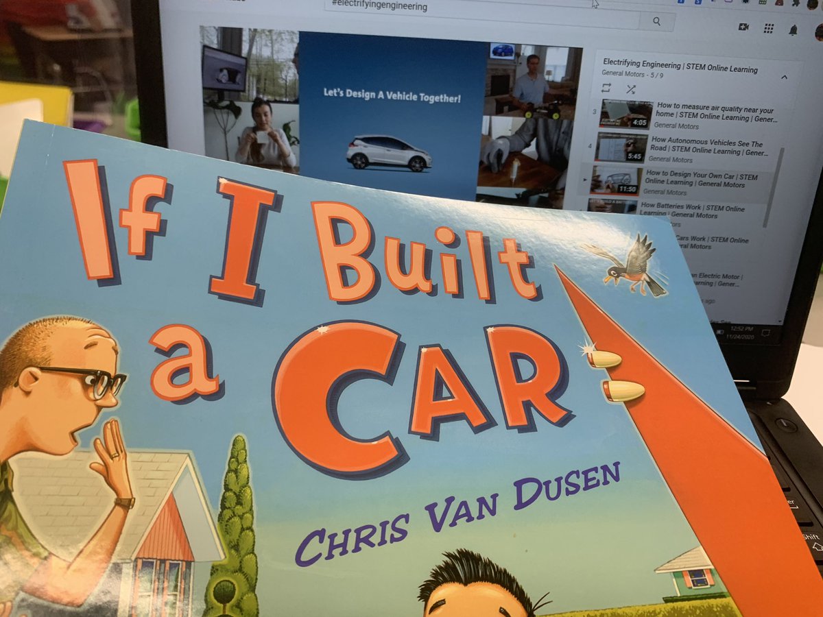 MsSelikoff's tweet photo. Awesome time learning about auto engineers thanks to General Motors and @DonorsChoose for the inspiration with their #electrifyingengineering resources! Definitely recommend this #STEM lesson! #edchat #teched #teacher @craignewmark #learning #create #education #FutureReady https://t.co/riBX5xOZuN