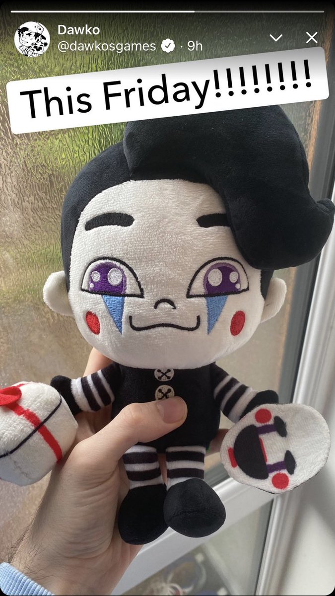 trap_springy's tweet image. Dawko Pooppet plushie