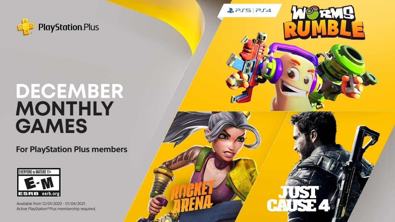 PS Plus Free Games December 2020