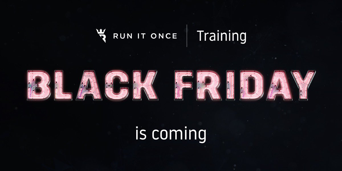 RunItOnce's tweet photo. We want your help to spread the word about our Black Friday sale. Retweet a tag two friends that could use a little help w/ their game. We’ll give 1 month of Elite to a random participant! https://t.co/idiy6C0Y0u