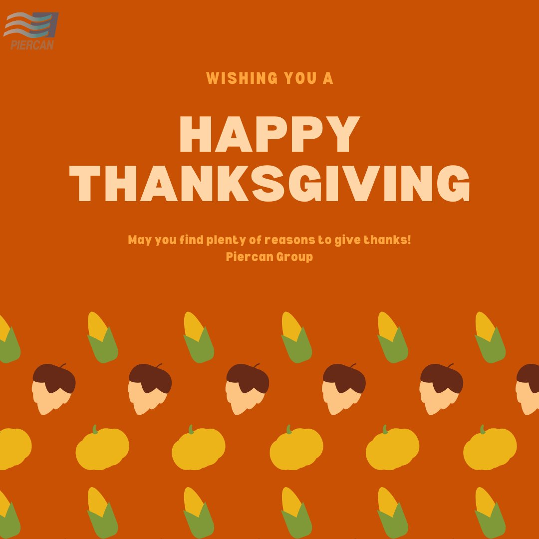 PiercanGroup's tweet photo. Happy Thanksgiving from our Piercan Family to yours.
-
-
-
-

#Piercangroup #piercansas #Piercanusa #thanksgiving #thanks #holiday #family #together #Innovation https://t.co/HNvLk2NBT4
