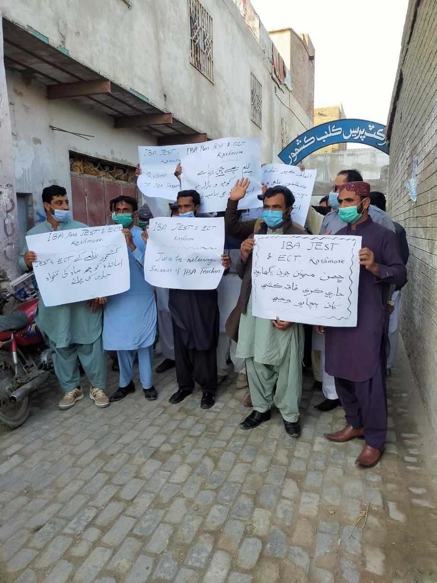 Zahidkh82469616's tweet photo. Kashmore IBA passed JESTs &amp; ECTs are teaching without Salaries since last 6 months, we want justice !!!
#ReleaseSalaryOfJESTsECTSDistrictKashmore 
@SaeedGhani1 @BBhuttoZardari @SindhCMHouse @murtazawahab1 https://t.co/F9veuVTIeD