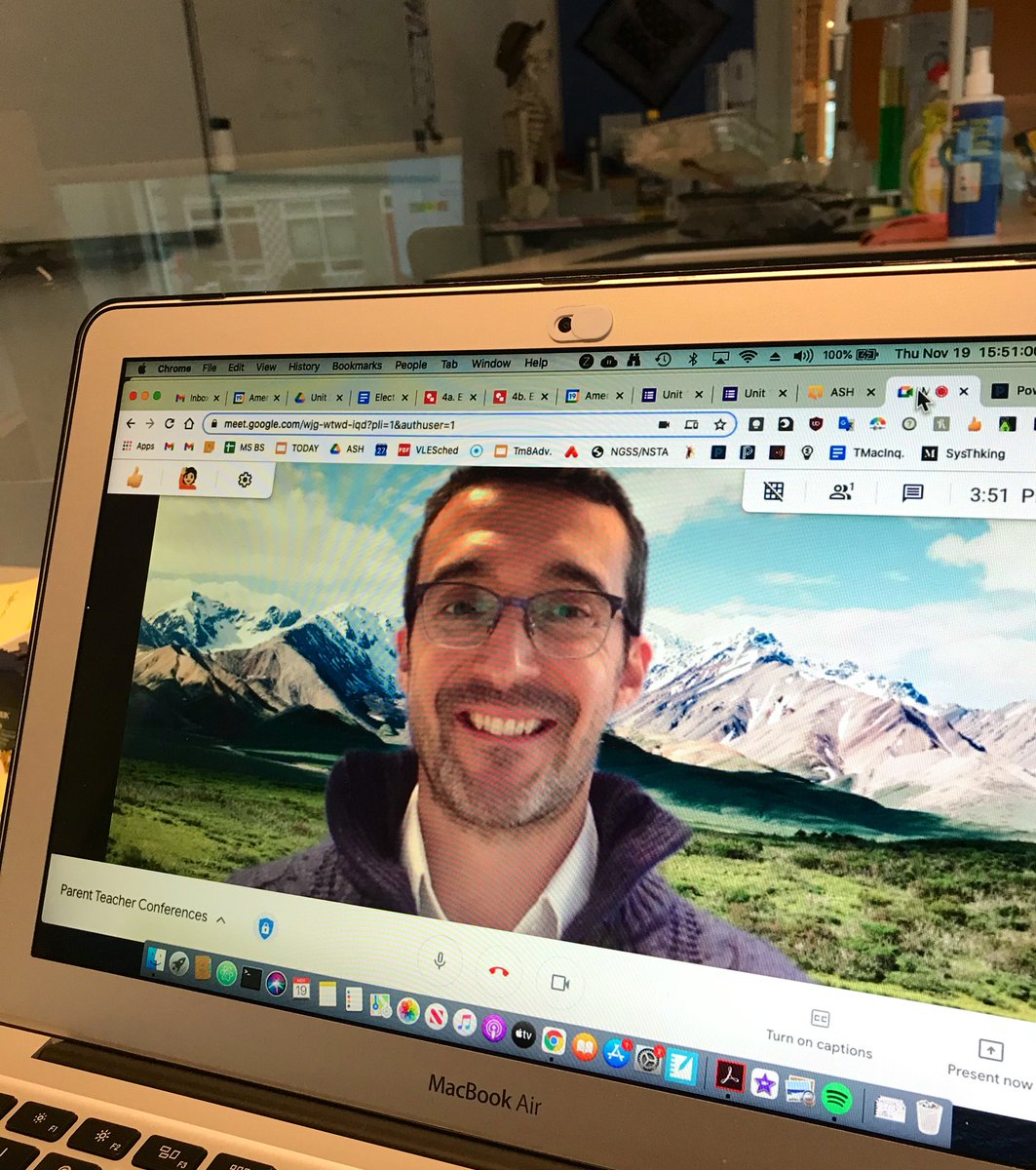 mrjbourque's tweet photo. The mountain background triggered my virtual conference message to students and parents: “We’re climbing partners. Communication is essential. Help me help you reach your learning summits. Let’s go places!” @trev_mackenzie inspired. #diveintoinquiry #whoownsthelearning? https://t.co/FMcNAqkZlI