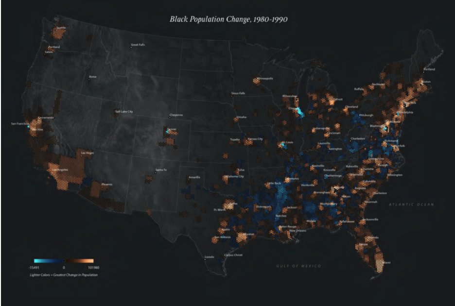26/ In the meantime, a remarkable reverse migration of Black Americans began and then gathered force: Black people moved in large numbers to the suburbs, especially in the South.