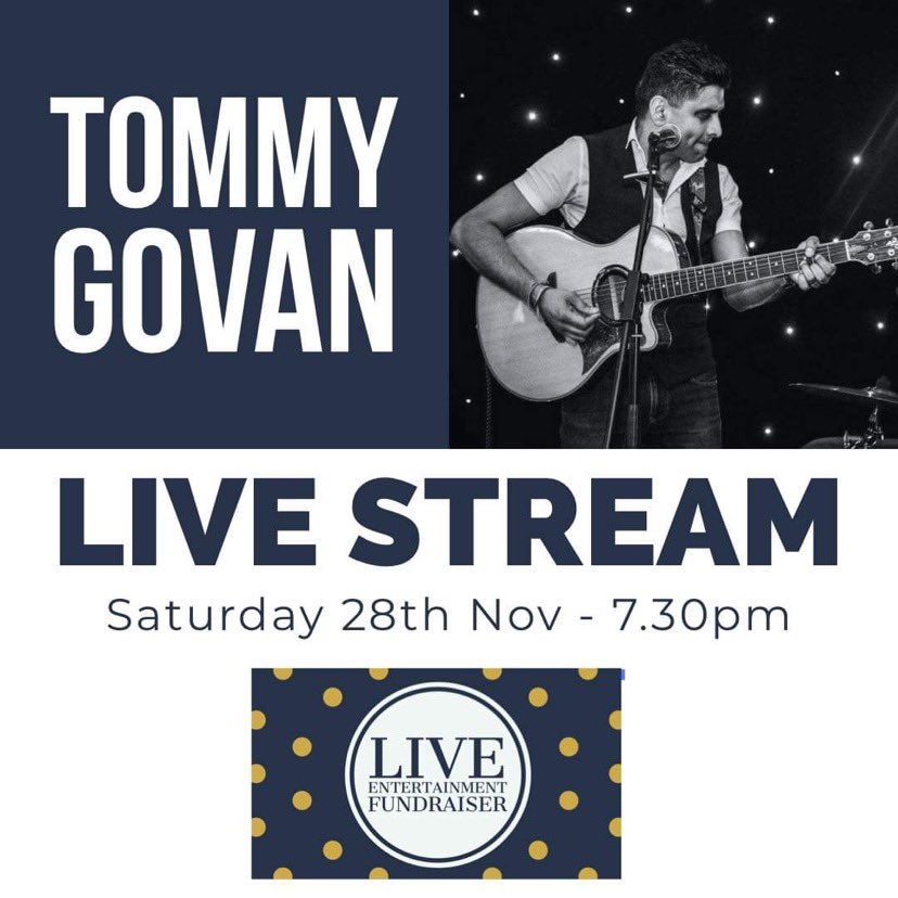 This Saturday Via The Live Entertainment Facebook page