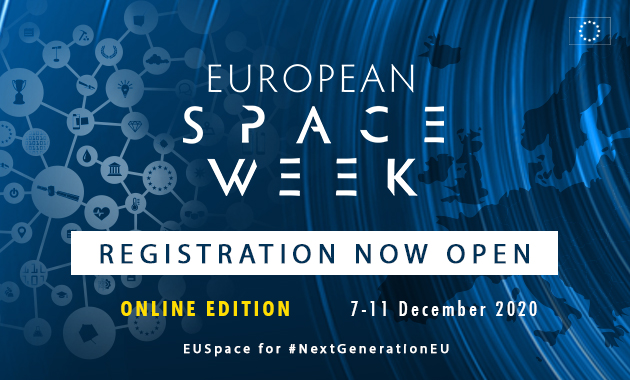DLR_de's tweet image. Schon dabei? Seit heute könnt ihr euch für die #EUSpaceWeek registrieren. Vom 7.-11. Dezember kommen die #EUSpace Programme #Copernicus, #EGNOS und #Galileo direkt zu euch nach Hause 🏡 - oder wo immer ihr gerade seid. Anmelden unter: euspaceweek.eu
