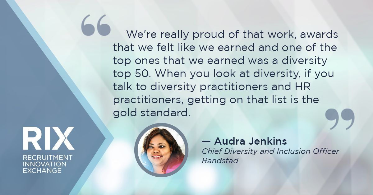 theaudrajenkins's tweet photo. I am proud of our ever-evolving diversity and inclusion journey at @RandstadUSA. We have ignited a positive movement in the human capital industry. We accomplished this because of the amazing people shaping our culture each and every day.
#diversityandinclusion
#AudraInsights https://t.co/aOta4GA3Ev