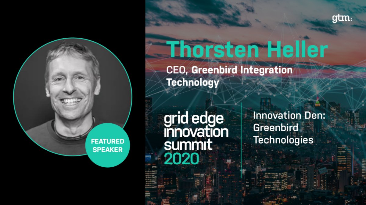 greenbirdIT's tweet photo. Join us @greentechmedia’s virtual Grid Edge Innovation Summit (starts 30 Nov) 

Our CEO @ThoHeller will be speaking in the Innovation Den 
Add to your calendar and come along!
👇
📅 December 2
⏲ 2:50 – 3:00 pm (EST)

https://t.co/RgvWoYnkUo
#GridEdge #Innovation https://t.co/3vdWk3BpFW