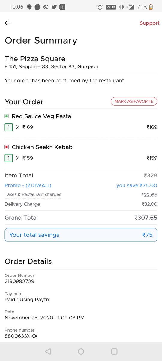 Hchopra83's tweet image. #Zomato your cs team don't even dig and reply in monotonous maner #pathatic serive