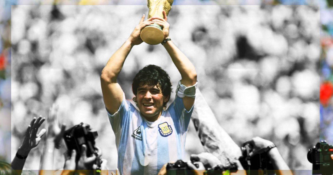 One of the greatest to ever do it. Our thoughts are with the friends and family of Diego Maradona. https://t.co/zl1zzDHiS1