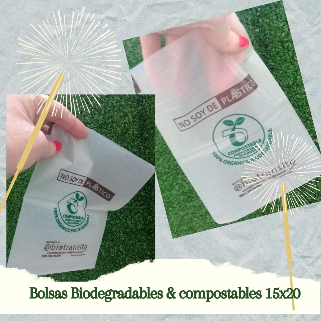 biotransito's tweet photo. 🚫NO SOY DE PLASTICO🚫Bolsas rectas, impresas 15×20 ✅#biodegradable #compostable
⌨Consulta por precios y otras medidas al correo info@biotransito.com #biotransito #bolsasbio #ecofriendly #soydeorigenvegetal @biotransito https://t.co/UWlCrKobS4