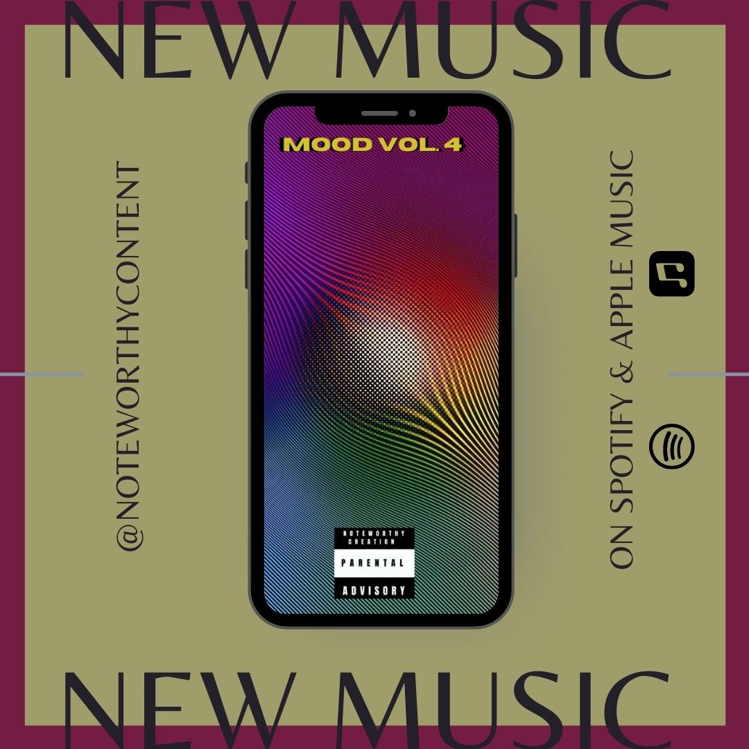 MOOD VOL. 4 OUT NOW!

Click the link below to listen to our playlists on Apple Music or Spotify. 

linktr.ee/tobenoteworthy