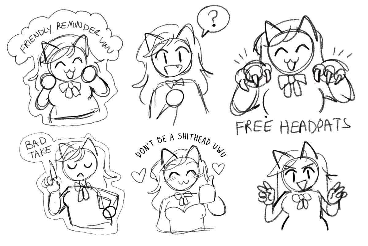 Bex The Halloween Catgirl started out ironically but I think I just *am* this now. meow meow meow what if I made stickers 