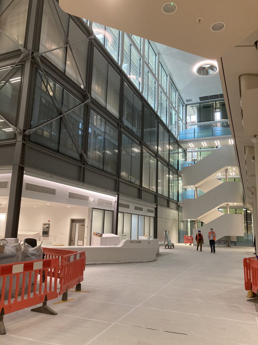 I don’t think there’s much more exciting in an NHS career as seeing a new hospital come to life. So impressed w everyone <a href="/uclh/">UCLH</a> working so hard to get this stunning building ready for patients. I salute you all 🙌 &amp; proud to be part of the team #oneteam
