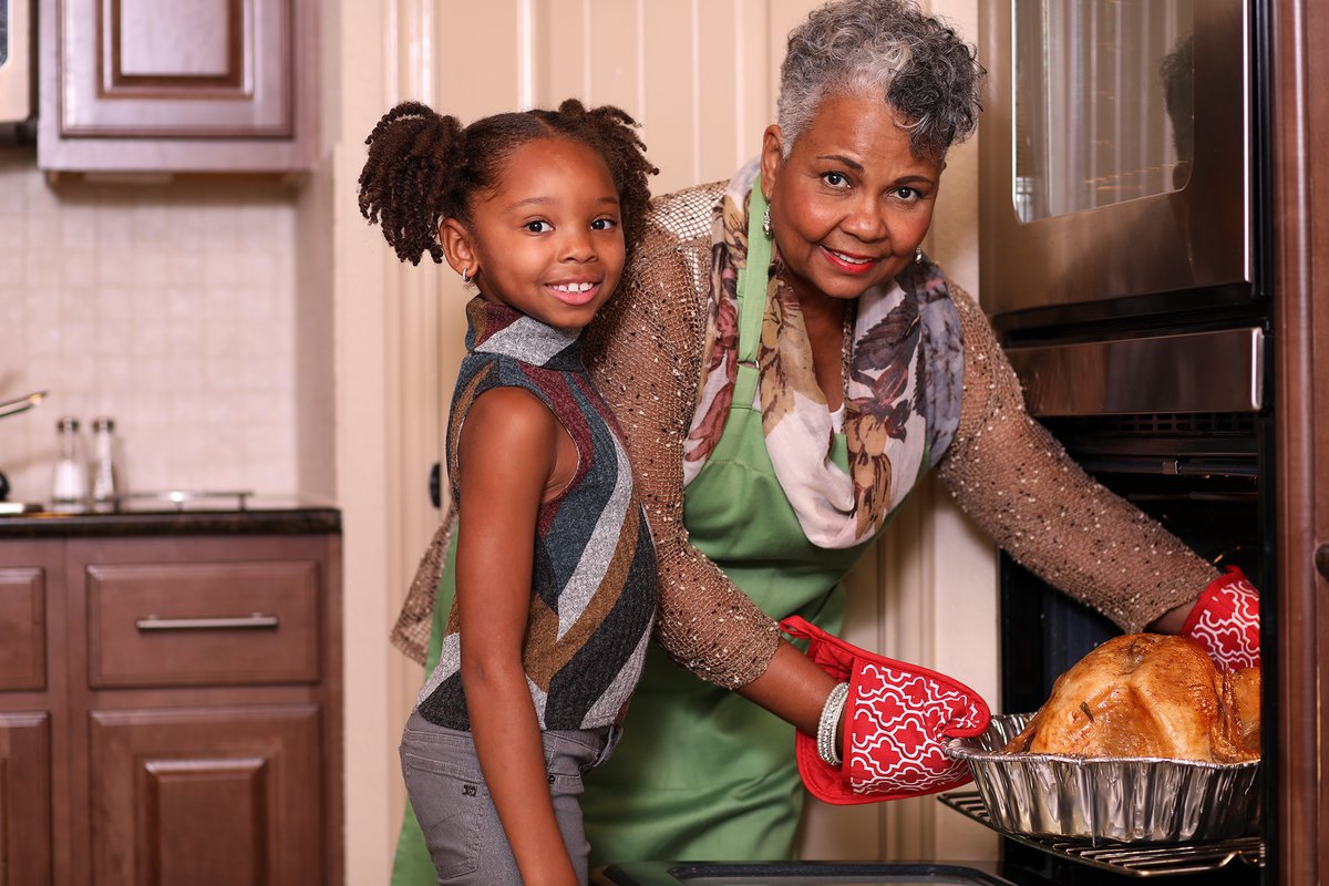 Older adults and young children are more likely to get food poisoning. To reduce the chance of illness, prepare your #Thanksgiving turkey without rinsing or washing it. Cook it thoroughly, to an internal temperature of 165°F. go.usa.gov/x7UxW