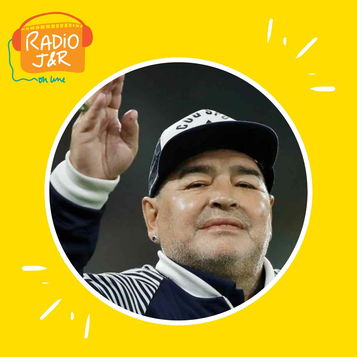 radiojyr's tweet photo. Conmoción mundial: Murió Diego Armando Maradona 
Sufrió un paro cardiorrespiratorio en la casa de Tigre en la que se había instalado tras su operación en la cabeza

#Maradona #diegomaradona #diegoarmandomaradona https://t.co/T9bR1VLgEg