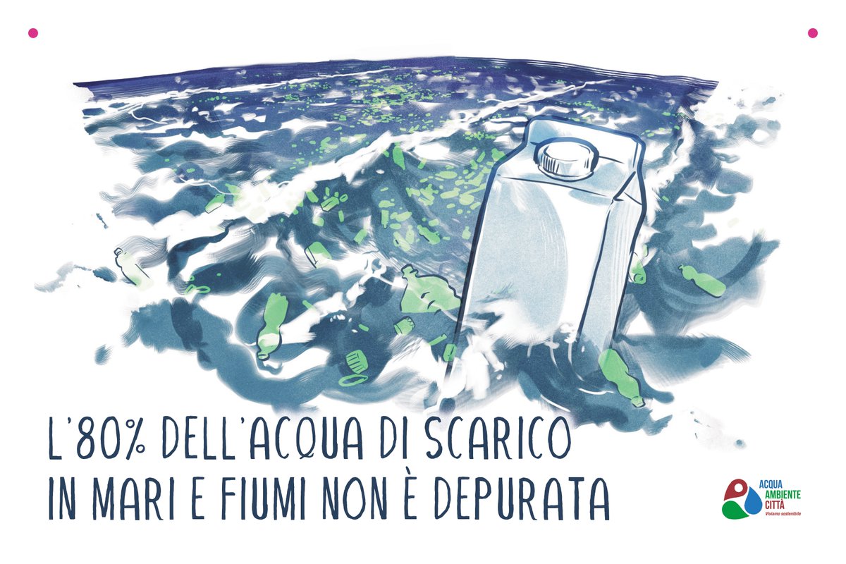 WaterCicma's tweet photo. Oltre a una riduzione dell’inquinamento a monte, servono sistemi di depurazione efficienti che permettano il ripristino e il riutilizzo delle acque di scarico prima della loro restituzione all’ambiente naturale.   
#AcquaNessunoSenza https://t.co/cZTUHQUBQl